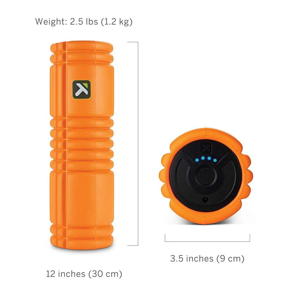Trigger Point TriggerPoint Grid Vibe Plus Foam Roller - Orange (03339) 4 Trigger Point TriggerPoint Grid Vibe Plus Foam Roller - Orange (03339) - Image 2