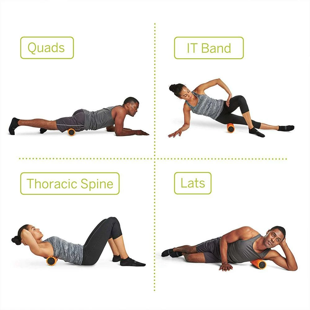 Trigger Point TriggerPoint Grid Vibe Plus Foam Roller - Orange (03339) 5 Trigger Point TriggerPoint Grid Vibe Plus Foam Roller - Orange (03339) - Image 3