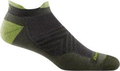 Darn Tough Men's No-Show Ultra-Light Cushion Running Sock -Darn Tough Shop 1039 Fatigue