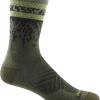 Darn Tough Men's Tempo Micro Crew Ultra-Light Cushion Running Sock (1042) -Darn Tough Shop 1042 Fatigue