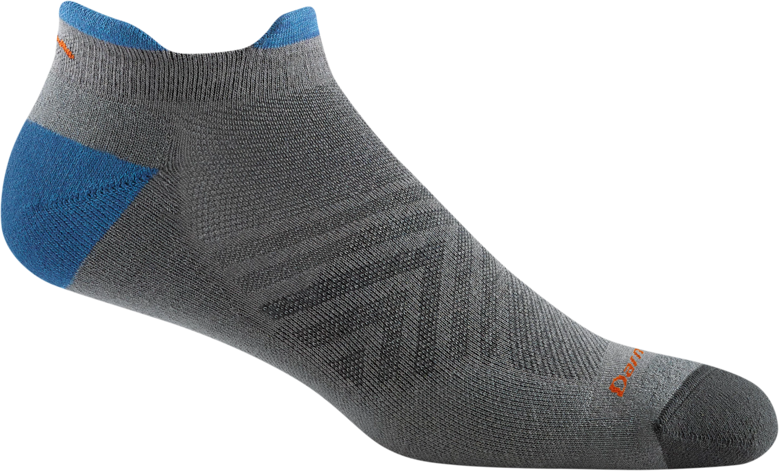 Darn Tough Men's Coolmax No-Show Ultra-Light Cushion Running Sock (1054) Darn Tough Men's Coolmax No-Show Ultra-Light Cushion Running Sock (1054) -Darn Tough Shop 1054 Gray