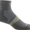 Darn Tough Men's Element 1/4 Lightweight Cushion Athletic Sock (1102) -Darn Tough Shop 1102 Gray 796x1428 e330d26f 6f97 4b65 b914 309439c18034