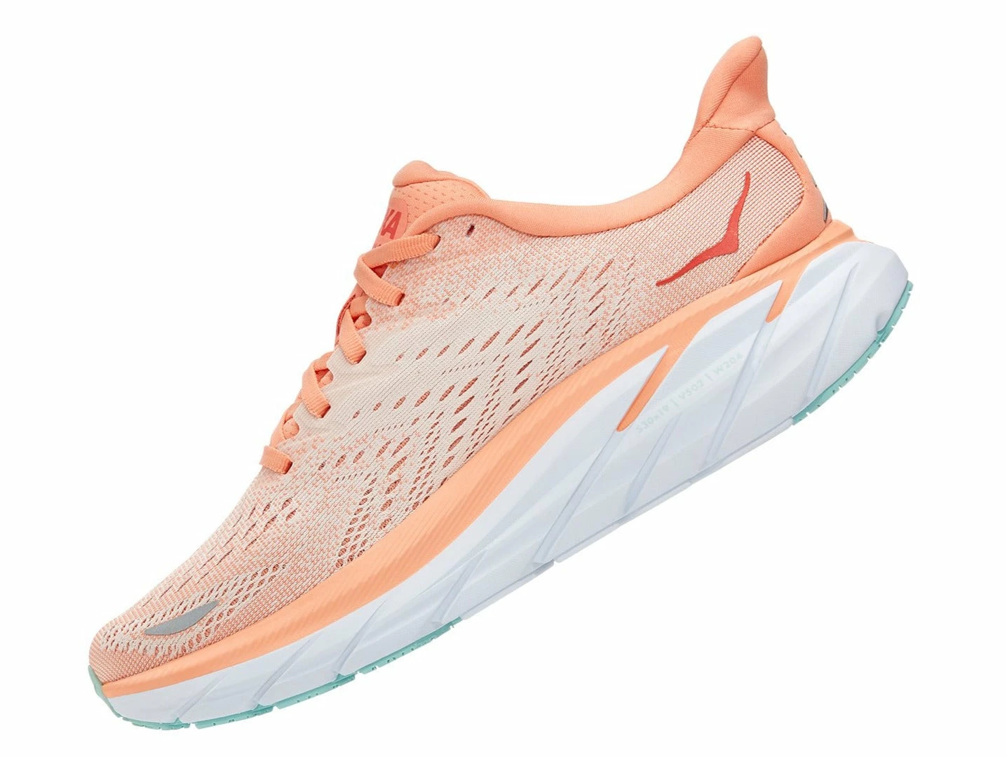 HOKA Women's Clifton 8 - Cantaloupe/Silver Peony (1119394-CSPY) HOKA Women's Clifton 8 - Cantaloupe/Silver Peony (1119394-CSPY) -Darn Tough Shop 1119394 CSPY 4