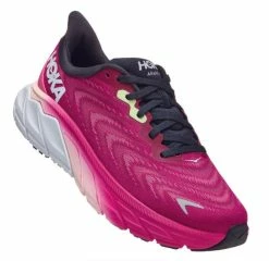 HOKA Women's Arahi 6 - Festival Fuchsia/Ibis Rose (1123195-FFIR) 5 HOKA Women's Arahi 6 - Festival Fuchsia/Ibis Rose (1123195-FFIR) -Darn Tough Shop 1123195 FFIR 1
