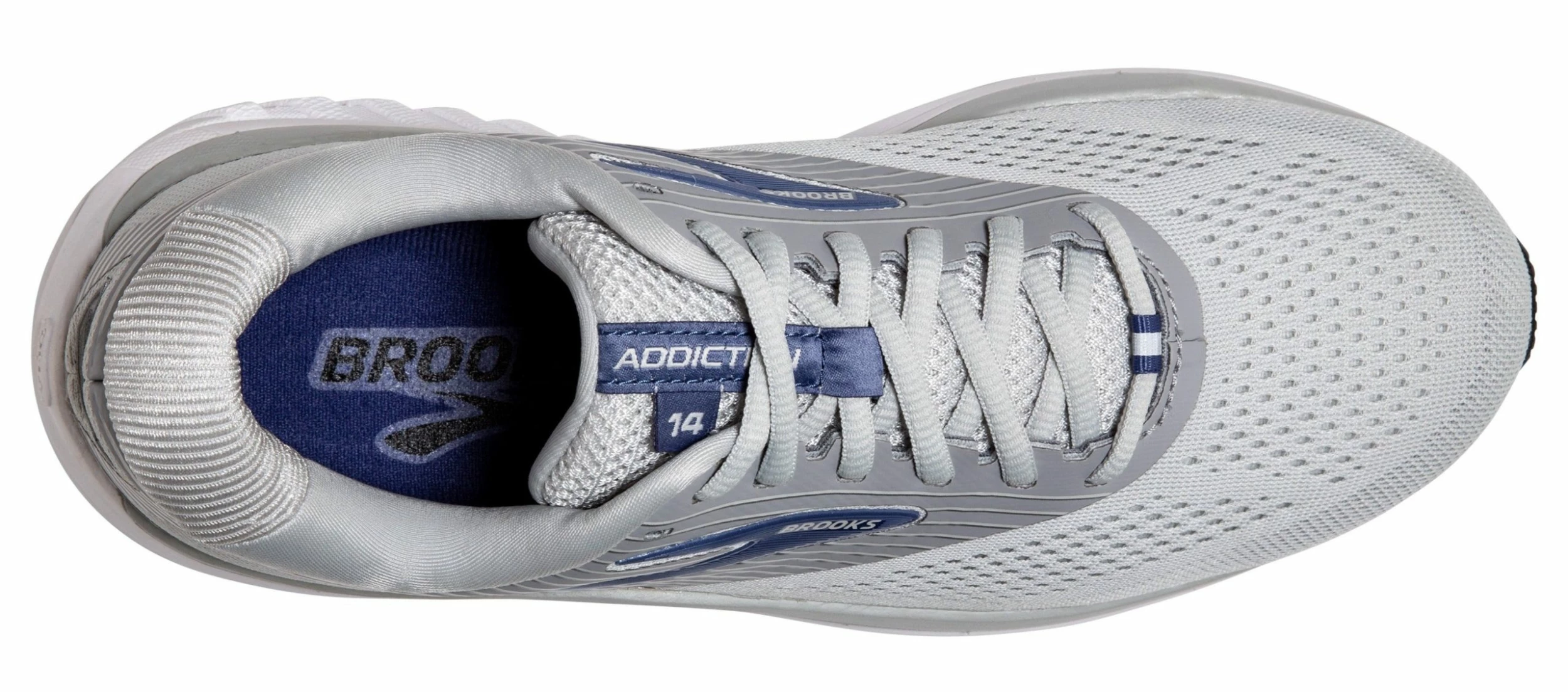 Brooks Women's Addiction 14 - Oyster/Alloy/Marlin (120306) 6 Brooks Women's Addiction 14 - Oyster/Alloy/Marlin (120306) - Image 4