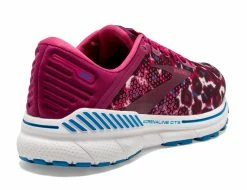 Brooks Women's Adrenaline GTS 22 - Magenta/White/Raspberry (1203531B568) -Darn Tough Shop 120353 568 H Adrenaline GTS 22