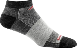 Darn Tough Men's No Show Light Running Socks - Charcoal (1437-Charcoal)