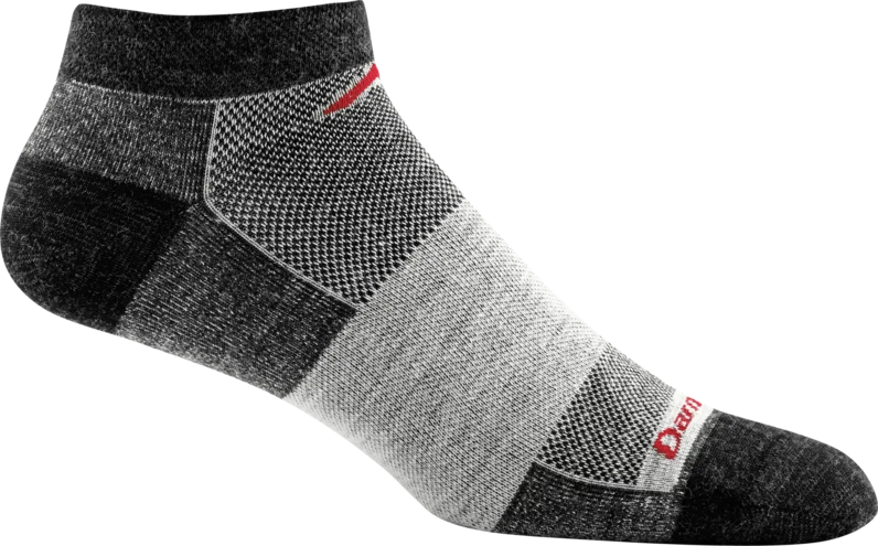 Darn Tough Men's No Show Light Running Socks - Charcoal (1437-Charcoal) 3 Darn Tough Men's No Show Light Running Socks - Charcoal (1437-Charcoal)
