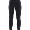 Craft Women's Lumen Urban Run Tight - Black/Silver (1907714-999926) -Darn Tough Shop 1907714 999926 Lumen Urban Run Tights F Preview