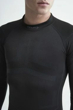 Craft Men's Active Intensity Crewneck Baselayer - Black/Asphalt (1907933-999995) 12 Craft Men's Active Intensity Crewneck Baselayer - Black/Asphalt (1907933-999995) -Darn Tough Shop 1907933 999995 Active Intensity CN LS C3 Preview