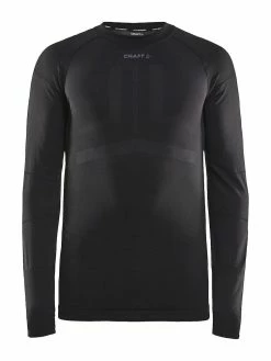 Craft Men's Active Intensity Crewneck Baselayer - Black/Asphalt (1907933-999995) 14 Craft Men's Active Intensity Crewneck Baselayer - Black/Asphalt (1907933-999995) -Darn Tough Shop 1907933 999995 Active Intensity CN LS F Preview