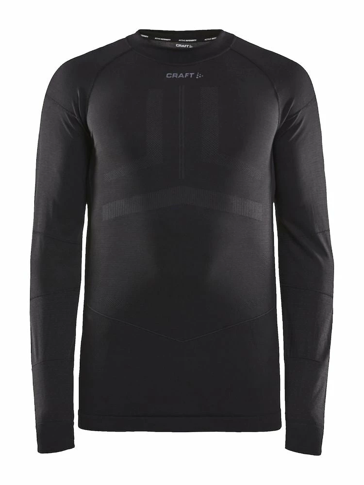 Craft Men's Active Intensity Crewneck Baselayer - Black/Asphalt (1907933-999995) 8 Craft Men's Active Intensity Crewneck Baselayer - Black/Asphalt (1907933-999995) - Image 6