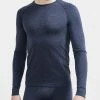 Craft Men's Core Dry Active Comfort LS 1 Craft Men's Core Dry Active Comfort LS -Darn Tough Shop 1911157 396000 COREDryActiveComfortLSM Closeup1