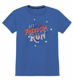 Brooks Men's Pacesetter Freedom Run Short Sleeve Shirt - Blue (211152903)