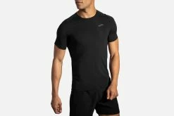 Brooks Men's Atmosphere Short Sleeve - Black (211317001)