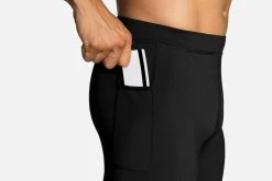 Brooks Men's Source Tight - Black (211340001) 7 Brooks Men's Source Tight - Black (211340001) -Darn Tough Shop 211340 001 D2 Source Tight