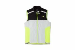 Brooks Men's Carbonite Vest - Icy Grey/Black/Nightlife (211358030) -Darn Tough Shop 211358 030 LF Carbonite Vest