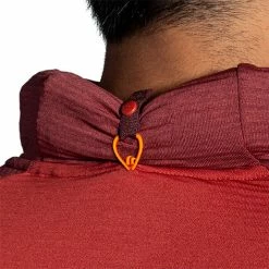 Brooks Men's Notch Thermal Hoodie - Copper/Heather Dark Copper (211402682) -Darn Tough Shop 211402 682 D5 Notch Thermal Hoodie 2