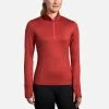 Brooks Women's Dash Half Zip (221433) -Darn Tough Shop 221433 699 mf Dash Half Zip