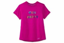 Brooks Women's Distance Graphic Short Sleeve (221469) 25 Brooks Women's Distance Graphic Short Sleeve (221469) -Darn Tough Shop 221469 611 LF Distance Graphic Short Sleeve