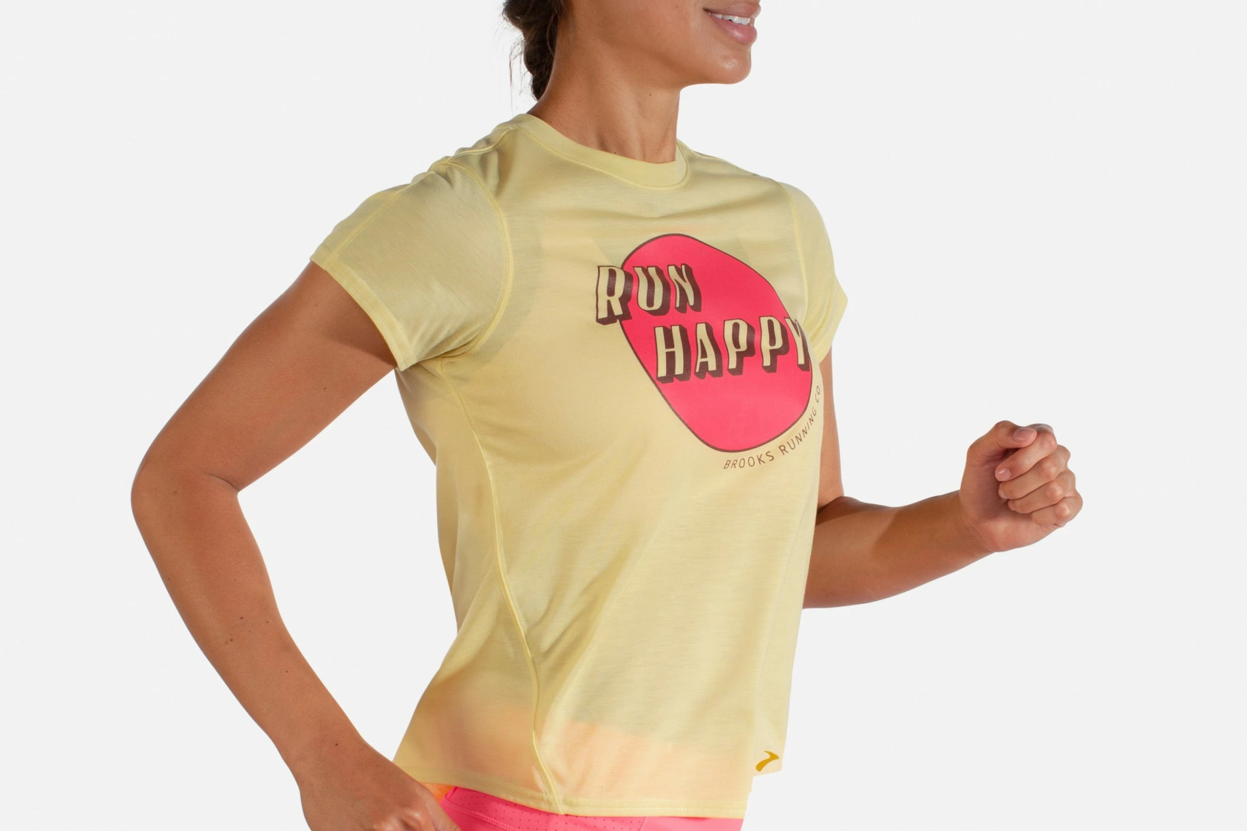 Brooks Women's Distance Graphic Short Sleeve (221469) 4 Brooks Women's Distance Graphic Short Sleeve (221469) - Image 2
