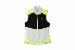 Brooks Women's Carbonite Vest - Icy Grey/Black/Nightlife (221498030) -Darn Tough Shop 221498 030 LF Carbonite Vest