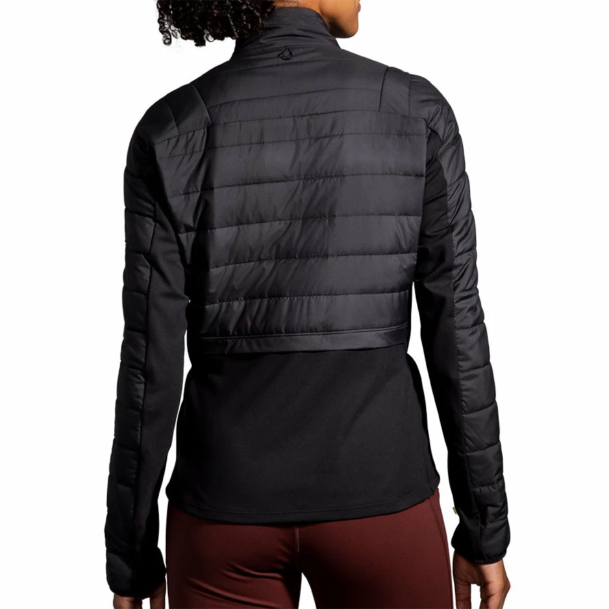 Brooks Women's Shield Hybrid Jacket - Black (221557001) 4 Brooks Women's Shield Hybrid Jacket - Black (221557001) - Image 2