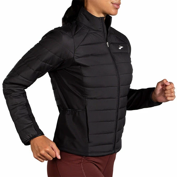 Brooks Women's Shield Hybrid Jacket - Black (221557001) 5 Brooks Women's Shield Hybrid Jacket - Black (221557001) - Image 3