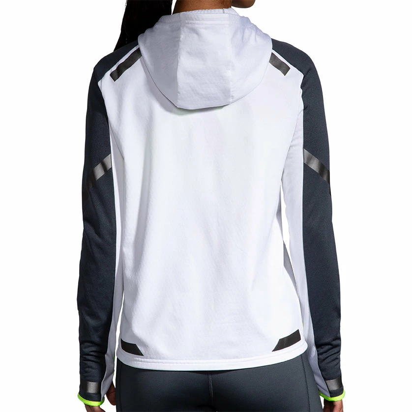 Brooks Women's Run Visible Thermal Hoodie - White/Asphalt/Nightlife (221559134) Brooks Women's Run Visible Thermal Hoodie - White/Asphalt/Nightlife (221559134) -Darn Tough Shop 221559 134 MB Run Visible Thermal Hoodie