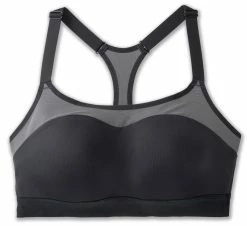 Brooks Women's Dare Racerback Run Bra - Asphalt (350073081) 8 Brooks Women's Dare Racerback Run Bra - Asphalt (350073081) -Darn Tough Shop 350073 081 lf Dare Racerback Run Bra