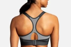 Brooks Women's Dare Racerback Run Bra - Asphalt (350073081) 5 Brooks Women's Dare Racerback Run Bra - Asphalt (350073081) -Darn Tough Shop 350073 081 mb Dare Racerback