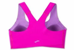 Brooks Women's Dare Zip Run Bra - Magenta/Heliotrope (350075633) -Darn Tough Shop 350075 633 LB Dare Zip Run Bra