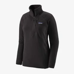 Patagonia Women's R1 Pullover - Black (40119BLK) -Darn Tough Shop 40119 BLK
