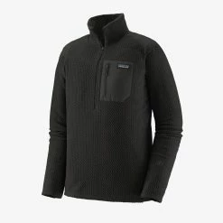 Patagonia Men's R1 Air Zip Neck - Black (40245BLK) 8 Patagonia Men's R1 Air Zip Neck - Black (40245BLK) -Darn Tough Shop 40245 BLK