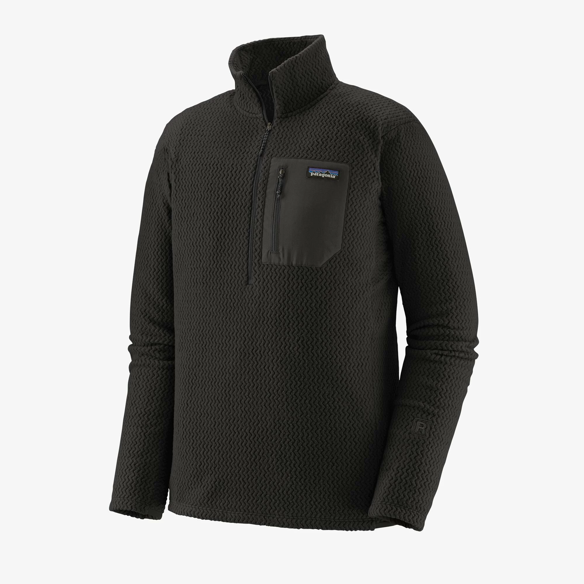Patagonia Men's R1 Air Zip Neck - Black (40245BLK) 5 Patagonia Men's R1 Air Zip Neck - Black (40245BLK) - Image 3