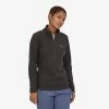 Patagonia Women's R1 Air Zip Neck (40250) -Darn Tough Shop 40250 BLK CG1