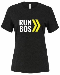 Marathon Sportswear Women's RUN BOS Relaxed Triblend Short Sleeve Tee (TS-RUNBOS-6413)