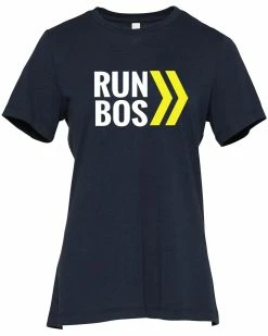 Marathon Sportswear Women's RUN BOS Relaxed Triblend Short Sleeve Tee (TS-RUNBOS-6413) -Darn Tough Shop 6413 gd z FF