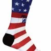 Brooks Pacesetter Freedom Run Crew Sock - Red/White/Blue (741496903) -Darn Tough Shop 741496 903 m PacesetterCrewLetFreedomRun