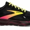 Brooks Men's Launch 9 -Darn Tough Shop BrooksMensLaunch9 Black Pink Yellow 1