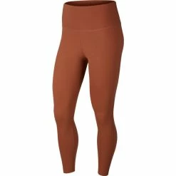 Nike Women's Yoga Luxe 7/8 Tights - Red Bark/Terra Blush (CJ4203-275) -Darn Tough Shop CJ4203 275 PHSFH001