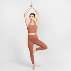 Nike Women's Yoga Luxe 7/8 Tights - Red Bark/Terra Blush (CJ4203-275) -Darn Tough Shop CJ4203 275 PHSYM004