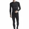 Craft Men's Active Intensity Crewneck Baselayer - Black/Asphalt (1907933-999995)