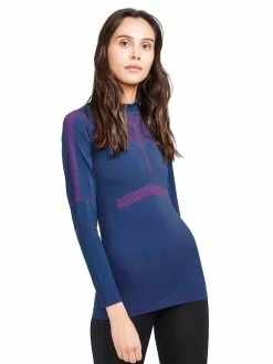 Craft Women's Active Intensity Crewneck Baselayer - Tide/Roxo (1907937-698486)