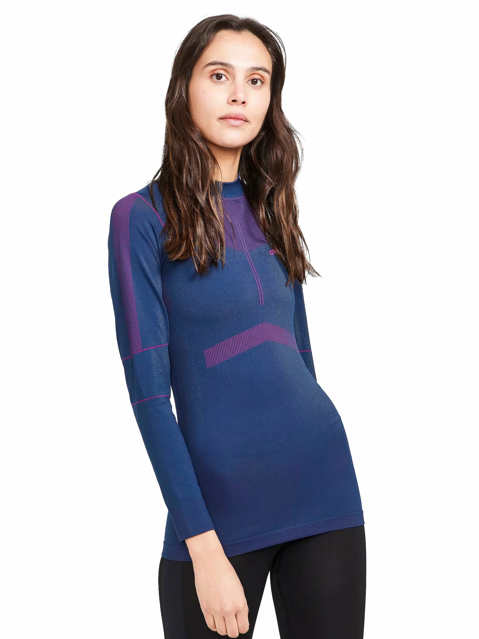 Craft Women's Active Intensity Crewneck Baselayer - Tide/Roxo (1907937-698486) Craft Women's Active Intensity Crewneck Baselayer - Tide/Roxo (1907937-698486) -Darn Tough Shop CraftWomensCrewneckBaselayerTide Roxo1 min