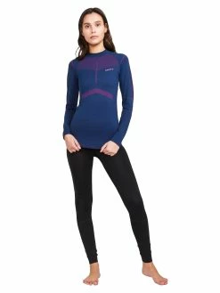 Craft Women's Active Intensity Crewneck Baselayer - Tide/Roxo (1907937-698486) 5 Craft Women's Active Intensity Crewneck Baselayer - Tide/Roxo (1907937-698486) -Darn Tough Shop CraftWomensCrewneckBaselayerTide Roxo4 min