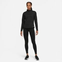 Nike Women's Therma-Fit One Long-Sleeve 1/2 Zip Top (Plus Sizes) - Black (DN2239-010) -Darn Tough Shop DN2239 010 PHSYM003 JPG HEI 875 WID 875