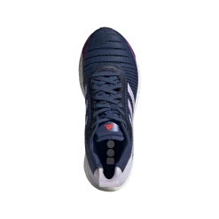 Adidas Women's Solar Glide 19 - Tech Indigo/Cloud White/Purple Tint (EE4333) -Darn Tough Shop EE4333 FTW photo top portrait transparent