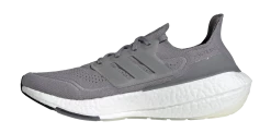 Adidas Men's UltraBoost 21 10 Adidas Men's UltraBoost 21 -Darn Tough Shop FY0381 FTW photo side medial center transparent