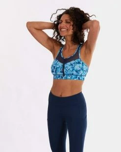 Handful Women's The Closer Sports Bra - Splash (160-375) -Darn Tough Shop HDF 2021 TheCloser Splash Front 4 1024x1024 65d6e48f 4df9 4f4b bd6a 25d12ac920dd